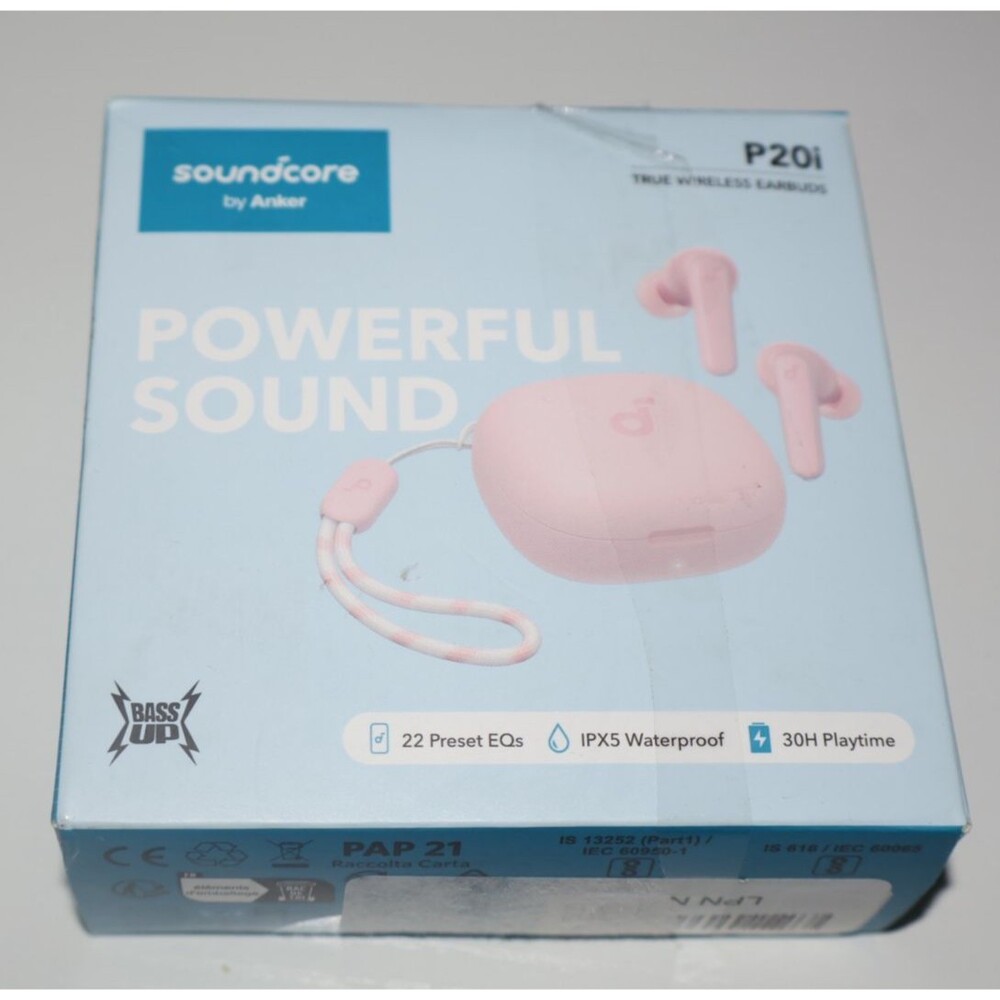 Soundcore by Anker P20i True Wireless Earbuds, 10mm Drivers with Big Bass, Bluet